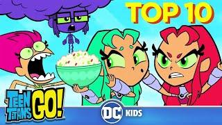 Teen Titans Go  Top 10 Starfire Transformations   @dckids
