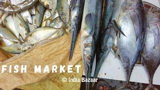 India Bazaar. Ft - Uran Naka Fish Market Panvel  Navi Mumbai. Maharashtra.  India.