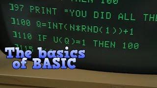 The basics of BASIC the programming language of the 1980s.