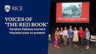 Beyond names and dates ‘The Red Book’ comes alive thanks to Rice student research