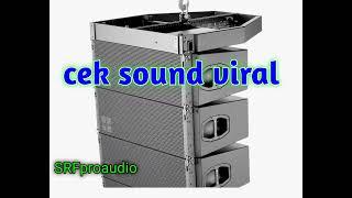 ceksound viral PERCEIVING ALLaudio cek sound