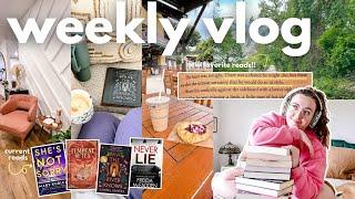 I read two 5 stars read 4 books and a book haul  WEEKLY VLOG