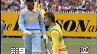 1986 Australia v India Second ODI Final Benson & Hedges World Series Cup cricket