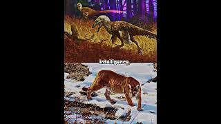 Deinonychus vs Cougar #animals #1v1 #dinosaur #cougars #puma #shorts #viral #fyp