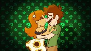 DAISY AND LUIGIS DATE  THE FULL STORY - LUIGI X DAISY Mario Comic Dub