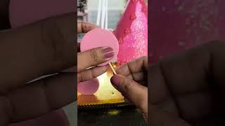 Fire Candle Paper Tutorial  How To Make Fire Paper Cake Decorate #firecake #shorts #barbie #viral