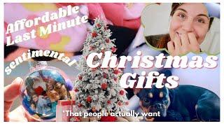 LAST MINUTE CHRISTMAS GIFT IDEAS THAT PEOPLE ACTUALLY WANT - AFFORDABLE SENTIMENTAL DIY AND EASY