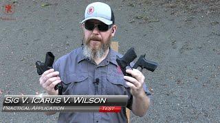 P320 Grips Range Test Sig  X Vs Wilson Combat Vs Icarus Precision