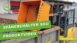 Spänebehälter Typ SGU von BAUER – Anleitung Stapleranbaugerät  mr-shop.de