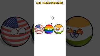 LGBTQ️‍ vs India nutshell animation  #ww3#countryball  #countryballs