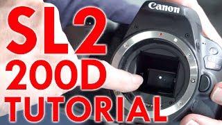 Canon EOS Rebel SL2200D Tutorial