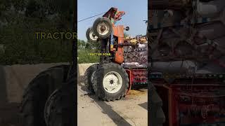 Tractor accident  newholland Al ghazi tractor #farmequipment #fiat