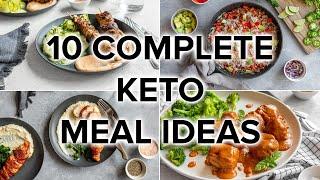 10 Easy Low Carb & Keto Meal Ideas Side Dish Included