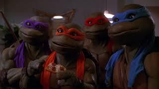 Teenage Mutant Ninja Turtles II 1991 - Ninja Pizza Scene HD