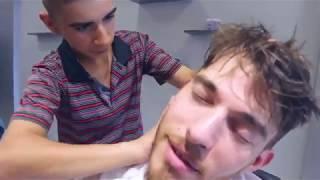 ASMR BARBER MASSAGE BY YOUNG BARBER