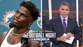 NFL Week 1 updates Tyreek Hill detainment Joe Mixon shines TJ Watt dazzles  FNIA  NFL on NBC