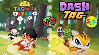 RYAN vs PETS TAG WITH RYAN vs DASH TAG - Ryan ToysReview iPhone iPad Android Game  SGL Gameplay