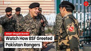 Punjab BSF & Pakistan Rangers Exchange Sweets At Attari-Wagah Border On Republic Day