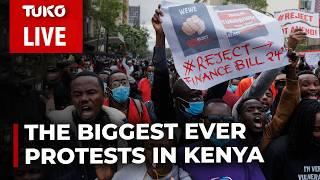 Kenyan Gen Z lead protests against the finance bill 2024