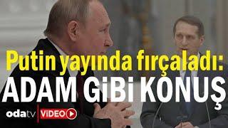 Putin Canlı Yayında Fırçaladı  Adam Gibi Konuş