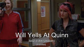 GLEE- Mr. Schue gives Quinn a wake-up call  I Am Unicorn Subtitled HD