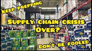 Supply Chain Crisis Over?  Or NOT  EMPTY SHELVES-FULLY STOCKED-Sams Club Grocery Haul