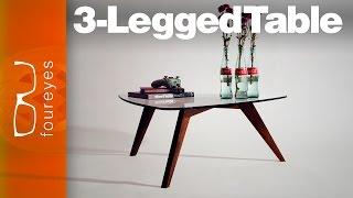 Making a 3-legged table