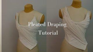 Draping with JAELL Session #1  Pleated Draping Tutorial