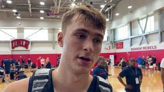 Cooper Flagg Reacts To Dominating Against LeBron James Team USA In Las Vegas