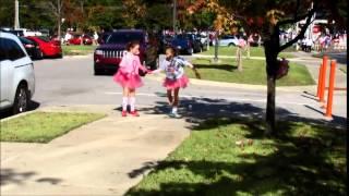 Liz Hurley Ribbon Run Cartwheel 10.18.14