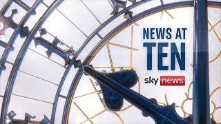 Watch Sky News at Ten England secure spot in Euro 2024 final