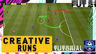 FIFA 21 NEW CREATIVE RUNS EXPLAINED - HOW TO ATTACK WITH CREATIVE RUNS TUTORIAL - BEST TIPS & TRICKS