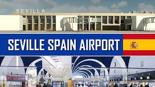 SEVILLE AIRPORT SVQ SPAIN Airport TOUR ️ Airport REVIEW AEROPUERTO DE SEVILLA