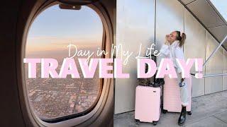 TRAVEL DAY VLOG Airport Essentials Whats In My Bag Airplane Snacks Netflix Downloads and more