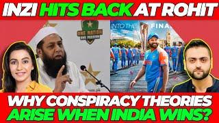 Inzamam hits back at Rohit Sharma  Why Conspiracy Theories arise when India wins? IND vs SA Final