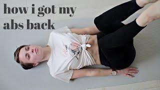 How I HEALED My Abs After Pregnancy  Easy Workouts For Diastasis Recti