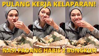 LIVE BUNDA CORLA HARI INI PULANG KERJA KELAPARAN‼️ MAKAN NASI PADANG SAMPAI HABIS 2 BUNGKUS‼️ 