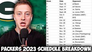 What I Think About The Packers 2023 Schedule