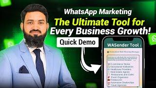 The Ultimate Marketing Tool For Every Business  WA Sender