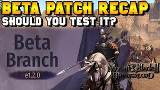 Beta Branch v1.2 + Hotfix Recap BIG WOOF for Mount & Blade 2 Bannerlord