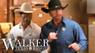 Walker Texas Ranger  Trivette And Walker Fight In Warehouse ft. Chuck Norris  Wild Westerns