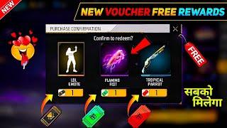 Exchange new voucher for legendry items   Free fire new event  ff new event  ff new event today