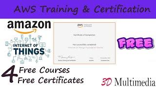 Amazon AWS Free Online Courses  Free Certificates  Learn IoT  Free Courses