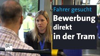 Ohne Job rein in die Tram – mit wieder raus München will Fahrermangel begegnen  Abendschau  BR24