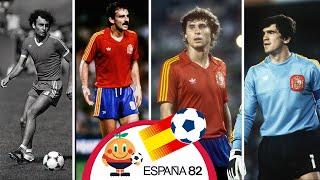 Spanish National Team Squad Then and Now World Cup 1982