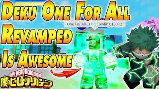 Deku One For All is AWESOME  Boku No Roblox Remastered