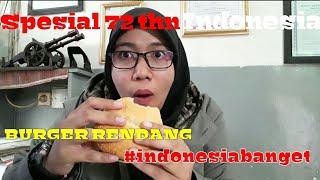 BURGER RENDANG MCD  Rasa Asli Indonesia