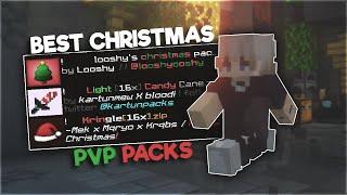 TOP 3 BEST 1.8.9 CHRISTMAS PVP TEXTURE PACKS FPS BOOST 2022