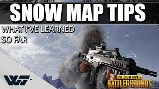 SNOW MAP TIPS Vikendi - What Ive learned so far some of it -PUBG