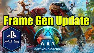 Ark Survival Ascended PS5 Gameplay Frame Gen Update Optimized Ray Tracing